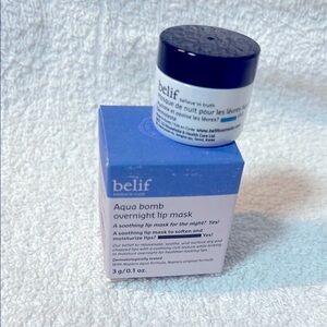 5/$25 - NIB Belif Aqua Bomb Overnight Lip Mask
